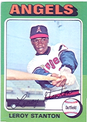 1975 Topps Baseball Cards      342     Leroy Stanton